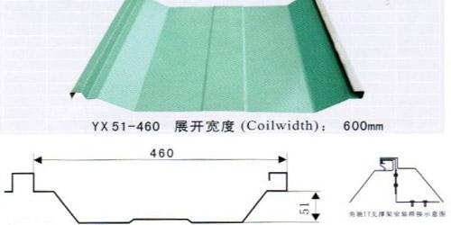 鋼結構460型彩鋼瓦